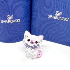 美品★ Swarovski スワロフスキー アメリカンショートヘア Kitten Millie フィギュリン 5223597 置物 猫 キャット 箱付き