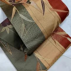 kimono+one◆kimonoarisa◆未使用同然◆最高級西陣織唐織◆正絹◆リバーシブル◆長尺◆431cm半幅帯半巾帯小袋帯◆