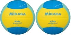 新着商品 ミカサ(MIKASA) スマイル ドッジボール 1号 (幼児~小学生向け) 150ｇ 黄/青/緑 SD10-YLG 推奨内圧0.10~0.15(kgf/?) (× 2)