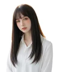 ウィッグ ロング 女装 カツラ ウイッグ 女性 セミロング かつら wig 自然 コスプレ ファッションウィッグ フルウィッグ レディース ウィック (ダークブラウン) [ダークブラウン]