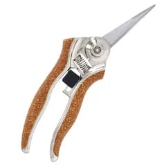 高儀 コルク柄 コンパクト ステンレス 芽切鋏 170mm TAKAGI 最大切断径5mm さびにくい 手に優しく馴染む 握りやすい 観葉植物 多肉植物 芽 小枝 剪定 ストッパー付き 園芸用はさみ たかぎ