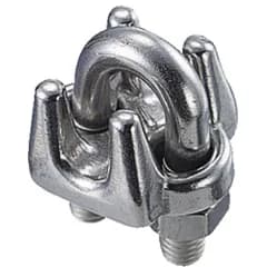 新品 TRUSCO(トラスコ) ワイヤークリップ ステンレス製 9mm用 (1個入) TWC-9