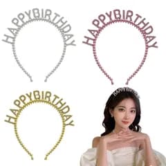 【在庫処分】バースデイカチューシャ バースデーHAPPY BIRTHDAY パーティーグッズ カラフル 飾り 王冠 誕生日 サプライズ 誕生日おめでとう パーティー用品 女性 女の子 子供 キッズ
