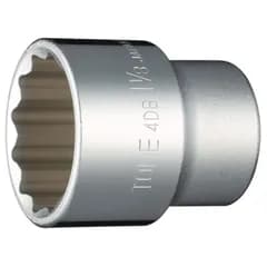 【在庫処分】差込角12.7mm(1/2) 4DB-36 二面幅1・1/8inch ソケット(12角) インチ トネ(TONE)