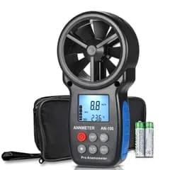 【人気商品】デジタル 高精度 風力計 AIOMEST 風速計 ハンドヘルド 気流計AI-100 測定風速0.1~30m/s 風温（℃/?）気流検査器 バックライト付 冷暖房空調 ドローン飛行 海釣り 漁業屋外作業(日本語説明書付)
