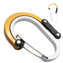 【数量限定】多機能カラビナ型フック 荷重 22kg 1個入 Mサイズ アウトドア 荷物掛け カバン 吊り下げ