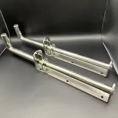ステン門落とし大【D-82】2本　1セット　鍵掛け式　クマモト　PLUS  ステンレス　SUS304  電解研磨【送料無料】