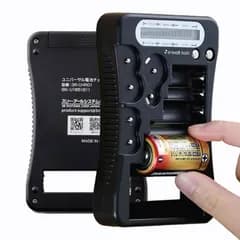 【人気商品】(ブラック) ブラック 乾電池専用 SYSTEMS 3R 単5 単4 単3 単2 単1 コイン電池 ボタン 6P CR2 CR123A 2CR5 CR-P2 CR-V3 電池チェッカー ユニバーサル basic enevolt
