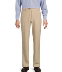 ラウンドトゥリーアンドヨーク メンズ ボトムス カジュアルパンツ ウール Roundtree Yorke Gold Label Classic Fit Wool Dress Pants Taupe トープ