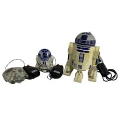 STAR WARS スターウォーズ R2-D2 ミレニアム・ファルコン 有線ラジコン リモコン付き おもちゃ ホビー ジャンク O11290277