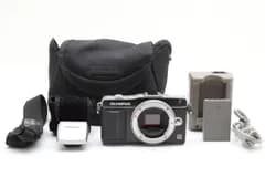 ★動作品★オリンパス OLYMPUS PEN Mini E-PM2　ブラック ボディ★