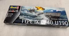 ★ドイツレベル(Revell) 1/144 ドイツ潜水艦 Type IX C/40 プラモデル 組立キット 05167--530447 4009803051673