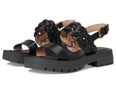 コールハーン レディース シューズ ヒール サンダル Cole Haan Cressida Lug Sandal Black Leather ブラック