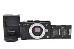 ★良品★パナソニック Panasonic LUMIX DMC-GX1 ボディ ブラック ミラーレス★　YM1352＃11