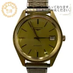 LONGINES ロンジン  3針デイト カレンダー ヴィンテージ ステンレススチール 腕時計 ゴールド メンズ