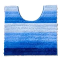 【在庫セール】オカ(OKA) トイレマット フレッシュデオ 約60×60cm ブルー 消臭