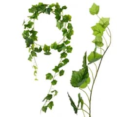 【特価商品】フェイクグリーン アイビー 人工観葉植物 100% 自然感 防水 鉄線付き 高耐久 アーティフィシャル リーフ 葉物 造花藤 ツイッグバイン プラント ガーランド 室内 インテリア 飾り 吊り 観葉植物 ベランダ 目隠し 壁掛け デコレーション ホ