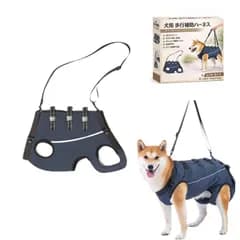 Sunny Glow 犬 歩行補助 介護ハーネス 老犬サポート 高齢犬用補助ベルト リハビリ 散歩補助 脱着簡単 調節可能 小型犬 中型犬 犬介護用品 (Mサイズ) [Mサイズ]
