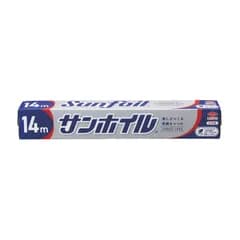東洋アルミ アルミホイル 25cm×14m 日本製 リサイクルアルミ&グリーンアルミでCO2削減 紙刃分別不要 サンホイル SN659 