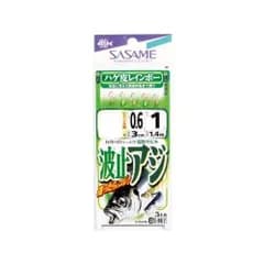 SASAME ささめ針 S-867 波止アジ ハゲ皮レインボー 6号
