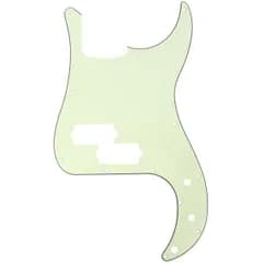新品 Musiclily 13穴 PBプレシジョンベース用ピックガードFender USA/Mexico製Standard Precision Bass用 、3Pミントグリーン