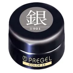 新品 プリジェル ジェルネイル カラーEX 銀901
