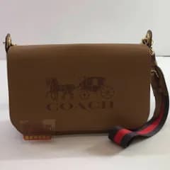 04w7003∞※【中古】 COACH コーチ ショルダーバッグ F72703 ライトサドル 【八王子店】