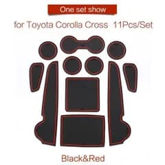 トヨタ 新型 カローラクロス 2021 インテリアラバーマット ドアポケット