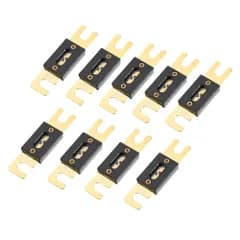 新品 ACROPIX 80Aゴー ルドトーンメッキANLヒューズ - 9個パック