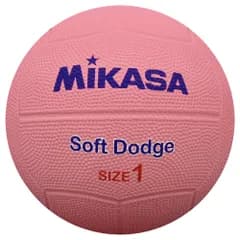 新品 ミカサ(MIKASA) ソフトドッジボール 1号 (幼児-小学生向け) ピンク DB1D-SR-P 推奨内圧0.15(kgf/cm2)