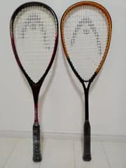 【美品良品・2本セット】HEAD ヘッド スカッシュラケット PYRAMID POWER 150 TORNADO ピラミッドパワー トルネード