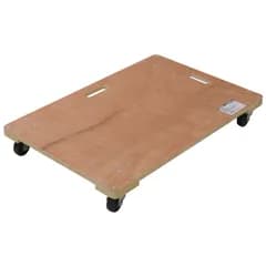 新商品 90×60cm 大型 木製平台車 取っ手付き 山善(YAMAZEN) WD-9060