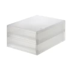 【新品】 無印良品 ポリプロピレン 小物収納ケース 引出2段 83831974
