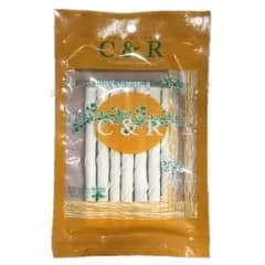 【C&R】 スティックロール 7本入(犬用) ローハイド製　歯石　歯垢　歯みがき　ガム