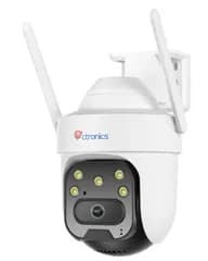 【5GWiFi・PC 対応】Ctronics 防犯カメラ 屋外 自動追尾 AI人体/車両/ペット検知 5MP 監視カメラ 屋外 30m夜間カラー 声光威嚇 24時間録画 360°PTZ NAS/FTP/NVR/クラウド 128GB TFカード e31e2ec2