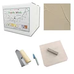 ベジタウォール 塗り壁はじめてセット 漆喰 16kg 道具3点セット （練り済み） 全9色 カリフラワーpms 587f3f89