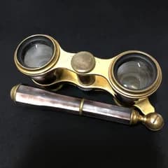 D879 アンティーク マザーオブパール オペラグラス 双眼鏡 266698477