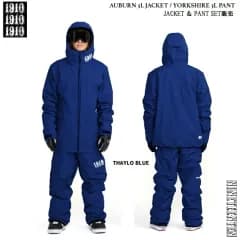 1910 NINETEEN TEN / AUBURN 3L  JACKET ＆ YORKSHIRE 3L  PANT (JKT＆PNT上下セット販売)　カラー:THAYLO BLUE/ 26-27 / /3LAYER 2027　【2026年11月より発送予定】