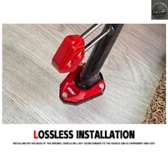 LONGJIA XDV250 XDV300I XDV 250SI MOTORCYCLE XDV 300I SIDE STAND ENLARGER PAD SUPPORT PLATE ENLARGER EXTENSION PLATE FOOT PAD