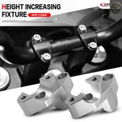 800MT 2023-2026 HANDLEBAR RISER MOUNT MOTORCYCLE 450 MT   HANDLE CLAMP HANDLE BAR RISERS ADAPTER