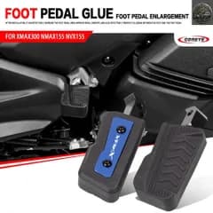 YAMAHA XMAX300 NMAX155 REAR FOOT PEDAL ASSEMBLY MOTORCYCLE  BACK SEAT FOOTREST BELT ANTI-COLLISION RUBBER SLEEVE