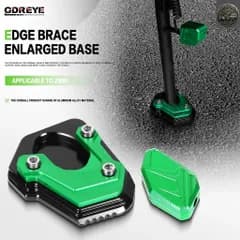KAWASAKI Z900 Z900RS Z900 SE 2017-2026 MOTORCYCLE  SIDE STAND ENLARGER PAD SUPPORT PLATE EXTENSION PLATE FOOT PAD