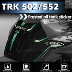 X 55 TRK552 TRK502 2022-2026 ADV MOTORCYCLE GAS CAP FROSTED FUEL TANK PAD PROTECTION STICKER KIT DECORATIVE DECAL