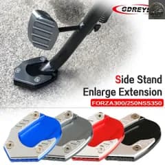 MOTORCYCLE FORZA250  KICKSTAND SIDE STAND ENLARGE FOOT EXTENSION PAD FORZA300 250 125 350 NSS350 NSS FORZA125