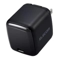 エレコム 充電器 65W USB PD対応 小型 Type-C 1ポート PPS対応 GaN II採用 PSE認証 ブラック 【iPhone 16 15 iPad Macbook 等対応】 EC-AC8565BKts