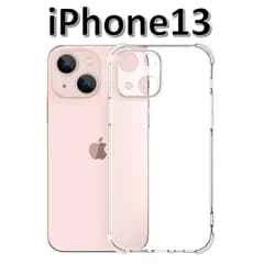 iPhone13 ソフトケース クリアケース 画面保護 TPU素材 耐衝撃 TPU素材 耐衝撃 一体型レンズ保護 角落ち防御