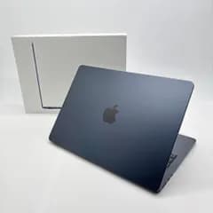 新品同様 美品 MacBook Air 13インチ (Early 2025) Apple M4 10コア/16GB/SSD 256GB ミッドナイト MW123J/A バッテリー最大容量100%【C8365-80】
