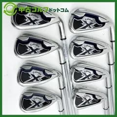【中古】キャロウェイ X-20 4-9I/PW/SW アイアン 8本セット 【UNI】 UNIFLEX