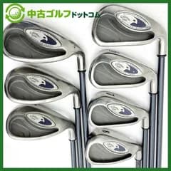 【中古】キャロウェイ グレートビッグバーサ ホークアイ チタン 5-9I/AW/SW アイアン 【R】
