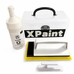 ★新品★XPaint 初期キット ホワイト メディア掲載 香 トランスフォーム （マジックテープ式）職人技 Xペイント 日本製 水性 塗料 臭くない 養生なし リメイク 壁紙ペイント 誰でも簡単かべがみ補修 壁紙の上から塗れる 張替え不要 D ca8759d6